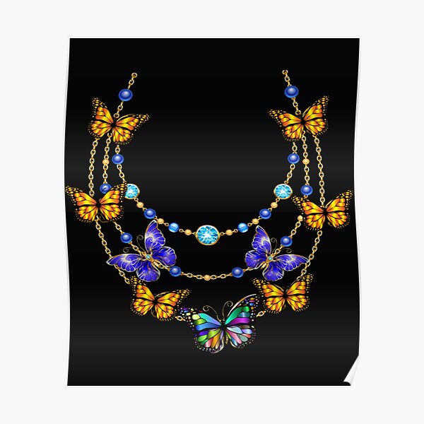 encanto - necklace butterfly   Poster RB3005 product Offical encanto Merch