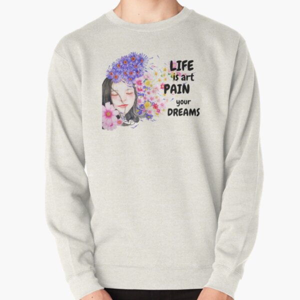 Encanto Butterfly, Life is art Pain your Dreams   Pullover Sweatshirt RB3005 product Offical encanto Merch