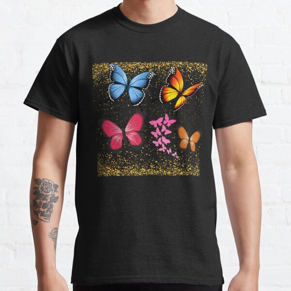 Encanto Butterfly golden sparkles   Classic T-Shirt RB3005 product Offical encanto Merch
