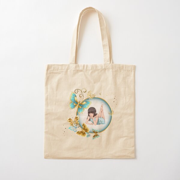 ENCANTO BUTTERFLY, yellow cute Cotton Tote Bag RB3005 product Offical encanto Merch