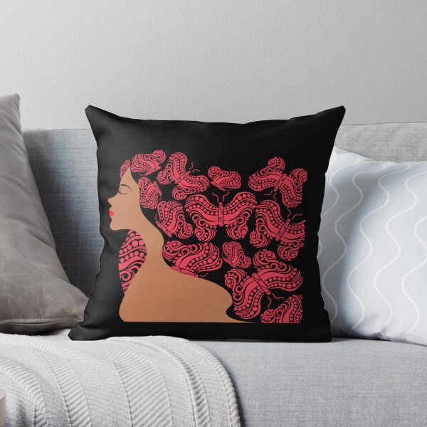 encanto butterfly Hair art Throw Pillow RB3005 product Offical encanto Merch