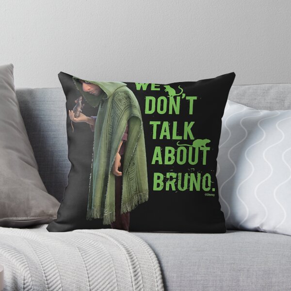 Encanto We Don’t Talk About Bruno Dark Throw Pillow RB3005 product Offical encanto Merch