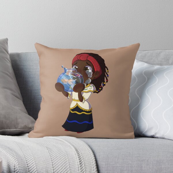 Fish Lady Encanto  Throw Pillow RB3005 product Offical encanto Merch