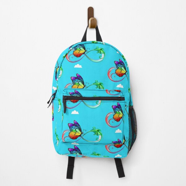 encanto colored butterfly encanto isabella colored butterfly purple green yellow orange Backpack RB3005 product Offical encanto Merch