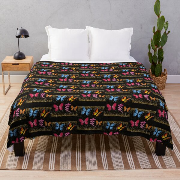Encanto Butterfly golden sparkles   Throw Blanket RB3005 product Offical encanto Merch
