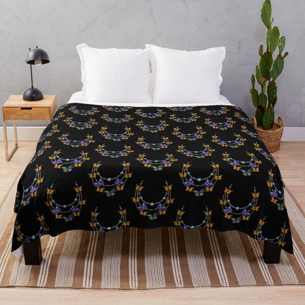 encanto - necklace butterfly   Throw Blanket RB3005 product Offical encanto Merch